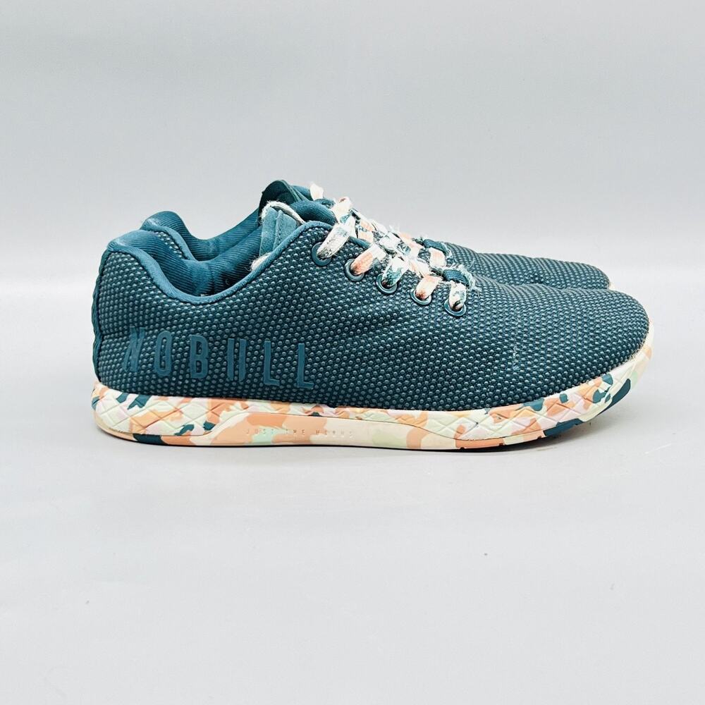 NOBULL Shoes Womens 7 Mens 5.5 Blue Trainer Gym Training Athletic Sneakers